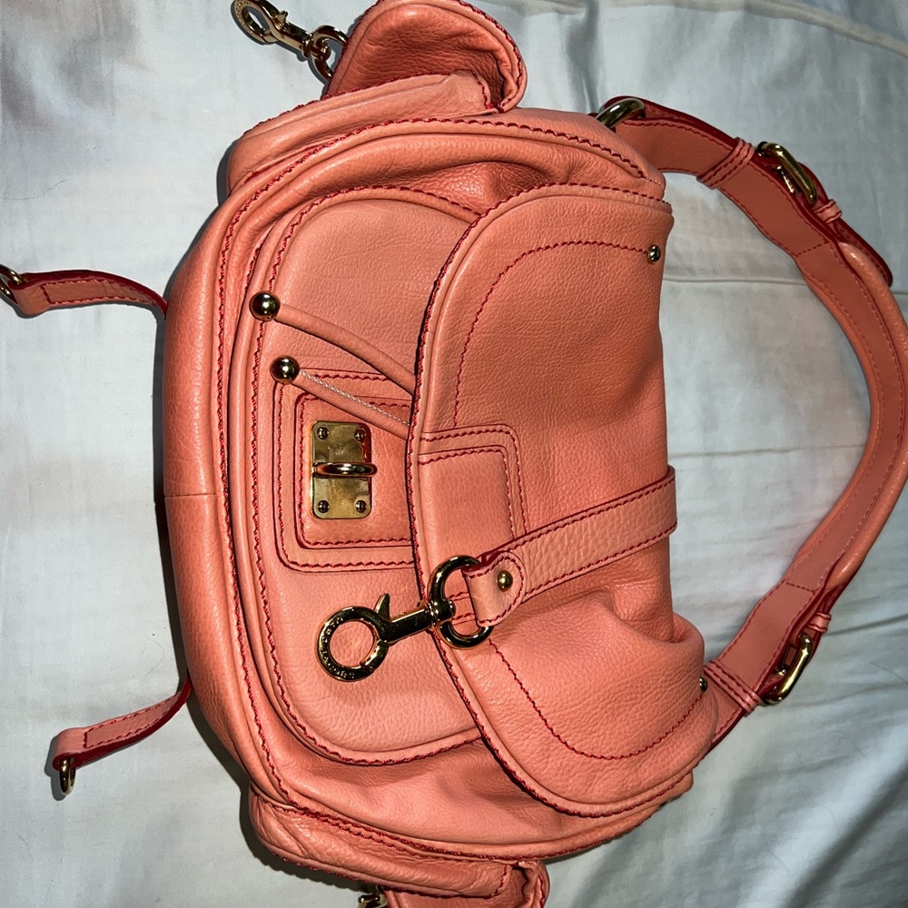 Marc Jacobs coral shoulder bag